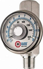 Coilhose Pneumatics - 1/4" Outlet, 160 Max psi, Inline Filters, Regulators & Lubricators - Flow Regulator with Gauge - Americas Industrial Supply