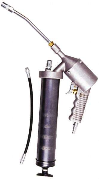 PRO-LUBE - 4,800 Max psi, Flexible Air-Operated Grease Gun - 14 oz Capacity, 1/8 Thread Outlet - Americas Industrial Supply