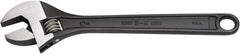 SK - 1-1/8" Jaw Capacity, 10" Standard Adjustable Wrench - Steel, Black Finish, 10" OAL - Americas Industrial Supply