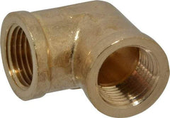 Cerro - 3/8 Female Thread, Brass Industrial Pipe 90° Female Elbow - FNPTF, 1,200 psi - Americas Industrial Supply