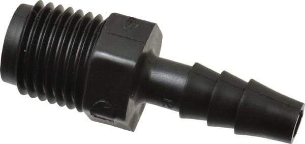 NewAge Industries - 1/4" Barb, 1/4 NPT, Multiple Barbed Tube Connector - Polyethylene, Male - Americas Industrial Supply