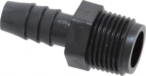 NewAge Industries - 3/8" Barb, 3/8 NPT, Multiple Barbed Tube Connector - Polyethylene, Male - Americas Industrial Supply