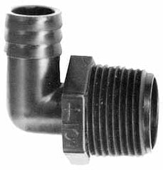 NewAge Industries - 1/4" Barb, 3/8 NPT, Multiple Barbed Tube Elbow - Polyethylene, Male - Americas Industrial Supply