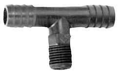 NewAge Industries - 3/8" Barb, 1/4 NPT, Multiple Barbed Tube Tee - Nylon, Male - Americas Industrial Supply