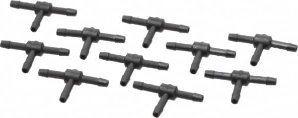 NewAge Industries - 1/8" Barb, Multiple Barbed Tube Union Tee - Polyethylene - Americas Industrial Supply