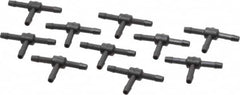 NewAge Industries - 1/8" Barb, Multiple Barbed Tube Union Tee - Polyethylene - Americas Industrial Supply