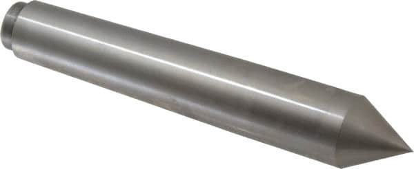 Riten - 1.078" Head Diam, Hardened Tool Steel Standard Point Solid Dead Center - B&S 9 Brown & Sharpe Taper, 1.078" Point Diam, 6-1/2" OAL - Americas Industrial Supply