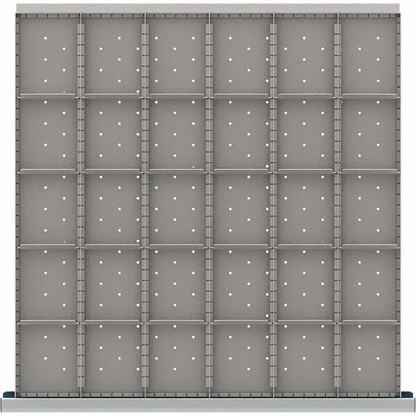 LISTA - 30-Compartment Drawer Divider Layout for 3.15" High Drawers - Americas Industrial Supply