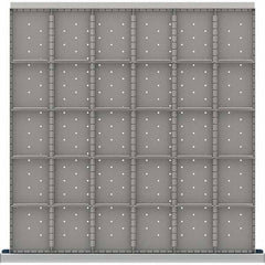 LISTA - 30-Compartment Drawer Divider Layout for 3.15" High Drawers - Americas Industrial Supply