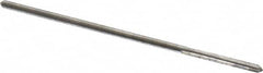 Hertel - 0.045" Solid Carbide 4 Flute Chucking Reamer - Straight Flute, 0.045" Straight Shank, 3/8" Flute Length, 1-1/2" OAL - Americas Industrial Supply
