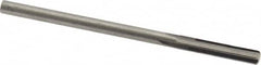Hertel - 0.139" Solid Carbide 4 Flute Chucking Reamer - Straight Flute, 0.139" Straight Shank, 3/4" Flute Length, 2-1/2" OAL - Americas Industrial Supply