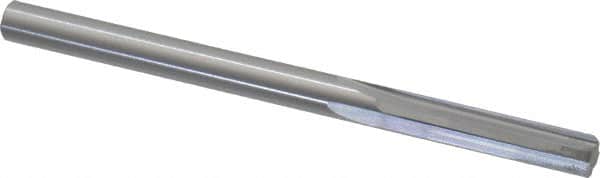 Hertel - 0.21" Solid Carbide 4 Flute Chucking Reamer - Straight Flute, 0.21" Straight Shank, 1" Flute Length, 3" OAL - Americas Industrial Supply