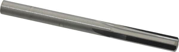 Hertel - 1/4" Solid Carbide 4 Flute Chucking Reamer - Straight Flute, 1/4" Straight Shank, 1" Flute Length, 3" OAL - Americas Industrial Supply