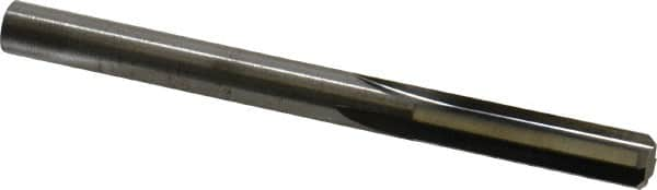 Hertel - 1/4" Solid Carbide 4 Flute Chucking Reamer - Straight Flute, 0.244" Straight Shank, 1" Flute Length, 3" OAL - Americas Industrial Supply