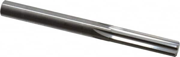 Hertel - 21/64" Solid Carbide 6 Flute Chucking Reamer - Straight Flute, Straight Shank, 1-1/4" Flute Length, 3-1/2" OAL - Americas Industrial Supply