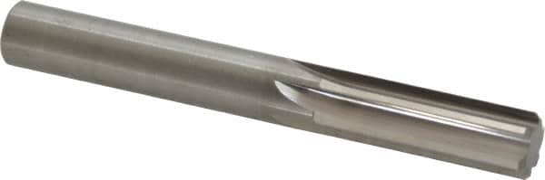 Hertel - 1/2" Solid Carbide 6 Flute Chucking Reamer - Straight Flute, Straight Shank, 1-1/2" Flute Length, 4" OAL - Americas Industrial Supply