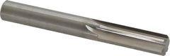 Hertel - 1/2" Solid Carbide 6 Flute Chucking Reamer - Straight Flute, Straight Shank, 1-1/2" Flute Length, 4" OAL - Americas Industrial Supply