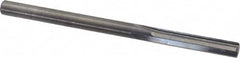 Hertel - #10 Solid Carbide 4 Flute Chucking Reamer - Straight Flute, Straight Shank, 1" Flute Length, 3" OAL - Americas Industrial Supply