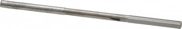 Hertel - #39 Solid Carbide 4 Flute Chucking Reamer - Straight Flute, Straight Shank, 5/8" Flute Length, 2-1/4" OAL - Americas Industrial Supply