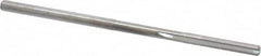 Hertel - #40 Solid Carbide 4 Flute Chucking Reamer - Straight Flute, Straight Shank, 5/8" Flute Length, 2-1/4" OAL - Americas Industrial Supply