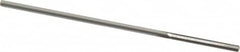 Hertel - #57 Solid Carbide 4 Flute Chucking Reamer - Straight Flute, Straight Shank, 3/8" Flute Length, 1-1/2" OAL - Americas Industrial Supply