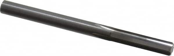 Hertel - Letter D Solid Carbide 4 Flute Chucking Reamer - Straight Flute, Straight Shank, 1" Flute Length, 3" OAL - Americas Industrial Supply