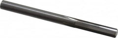 Hertel - Letter D Solid Carbide 4 Flute Chucking Reamer - Straight Flute, Straight Shank, 1" Flute Length, 3" OAL - Americas Industrial Supply