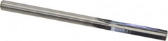 Hertel - 4.5mm Solid Carbide 4 Flute Chucking Reamer - Straight Flute, Straight Shank, 7/8" Flute Length, 2-3/4" OAL - Americas Industrial Supply