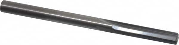 Hertel - 5.5mm Solid Carbide 4 Flute Chucking Reamer - Straight Flute, Straight Shank, 1" Flute Length, 3" OAL - Americas Industrial Supply