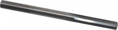 Hertel - 5.5mm Solid Carbide 4 Flute Chucking Reamer - Straight Flute, Straight Shank, 1" Flute Length, 3" OAL - Americas Industrial Supply