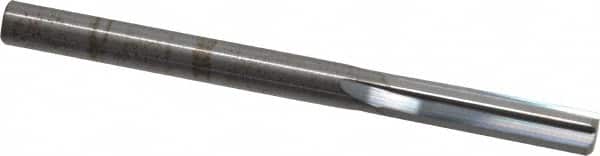 Hertel - 6mm Solid Carbide 4 Flute Chucking Reamer - Straight Flute, Straight Shank, 1" Flute Length, 3" OAL - Americas Industrial Supply