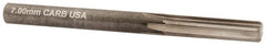 Hertel - 7mm Solid Carbide 6 Flute Chucking Reamer - Americas Industrial Supply