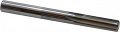 Hertel - 9mm Solid Carbide 6 Flute Chucking Reamer - Straight Flute, Straight Shank, 1-1/4" Flute Length, 3-1/2" OAL - Americas Industrial Supply