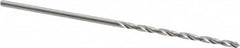 Hertel - #58 118° Solid Carbide Jobber Drill - Bright Finish, Right Hand Cut, Spiral Flute, Straight Shank, 1-1/2" OAL, Standard Point - Americas Industrial Supply