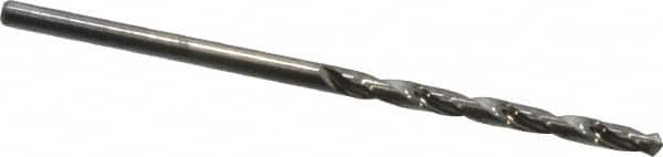 Hertel - 1/16" 118° Solid Carbide Jobber Drill - Bright Finish, Right Hand Cut, Spiral Flute, Straight Shank, 1-1/2" OAL, Standard Point - Americas Industrial Supply