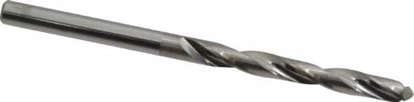 Hertel - #26 118° Solid Carbide Jobber Drill - Bright Finish, Right Hand Cut, Spiral Flute, Straight Shank, 2-1/2" OAL, Standard Point - Americas Industrial Supply