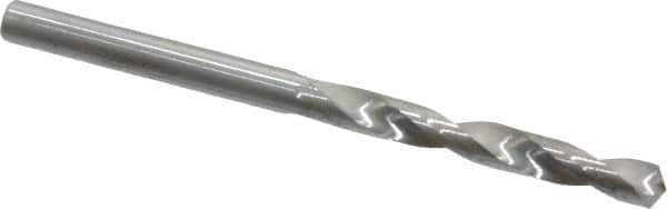 Hertel - #20 118° Solid Carbide Jobber Drill - Bright Finish, Right Hand Cut, Spiral Flute, Straight Shank, 2-1/2" OAL, Standard Point - Americas Industrial Supply