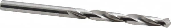 Hertel - #17 118° Solid Carbide Jobber Drill - Bright Finish, Right Hand Cut, Spiral Flute, Straight Shank, 2-3/4" OAL, Standard Point - Americas Industrial Supply