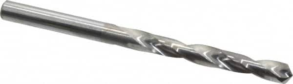 Hertel - 3/16" 118° Solid Carbide Jobber Drill - Bright Finish, Right Hand Cut, Spiral Flute, Straight Shank, 2-3/4" OAL, Standard Point - Americas Industrial Supply