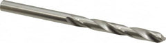 Hertel - #6 118° Solid Carbide Jobber Drill - Bright Finish, Right Hand Cut, Spiral Flute, Straight Shank, 3" OAL, Standard Point - Americas Industrial Supply
