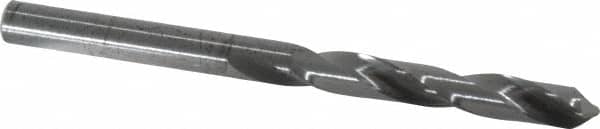 Hertel - #2 118° Solid Carbide Jobber Drill - Bright Finish, Right Hand Cut, Spiral Flute, Straight Shank, 3" OAL, Standard Point - Americas Industrial Supply