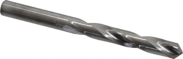 Hertel - Letter X 118° Solid Carbide Jobber Drill - Bright Finish, Right Hand Cut, Spiral Flute, Straight Shank, 4-1/2" OAL, Standard Point - Americas Industrial Supply