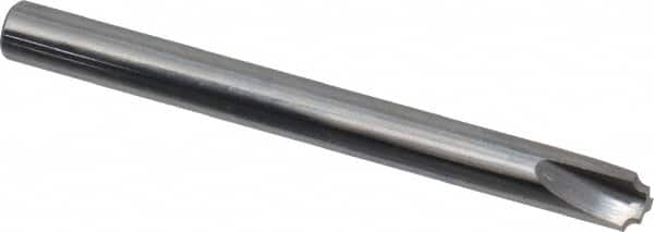 Hertel - 1/32" Radius, 3/16" Mill Diam, 3 Flute Solid Carbide Corner Rounding End Mill - Single End, Uncoated, 1/8" Tip Diam, 2" OAL, 3/16" Shank Diam - Americas Industrial Supply