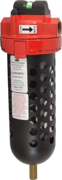 RTI Eliminizer - 1/2" 60 CFM Air Dryer/Filter Unit - Polycarbonate, 11-1/2" High x 3-3/4" Diam - Americas Industrial Supply