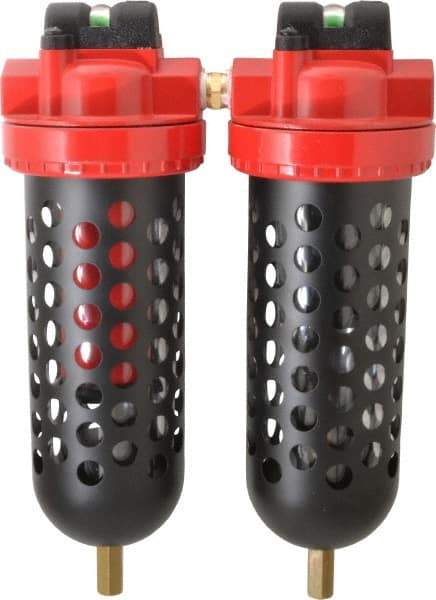 RTI Eliminizer - 3/8" 60 SCFM Air Dryer/Filter Unit - Polycarbonate, 8-1/2" Wide x 11-1/2" High - Americas Industrial Supply