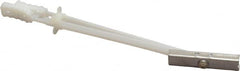Toggler - 1/4" Screw, 6-1/4" Long, 3/8 to 3-5/8" Thick, Toggle Bolt Drywall & Hollow Wall Anchor - 1/4 - 20" Thread, 1/2" Drill, Uncoated, Stainless Steel, Grade 304, Use in Drywall - Americas Industrial Supply