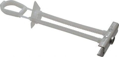 Toggler - 3/8" Screw, 6" Long, 3/8 to 2-1/2" Thick, Toggle Bolt Drywall & Hollow Wall Anchor - 3/8 - 16" Thread, 3/4" Drill, Uncoated, Stainless Steel, Grade 304, Use in Drywall - Americas Industrial Supply