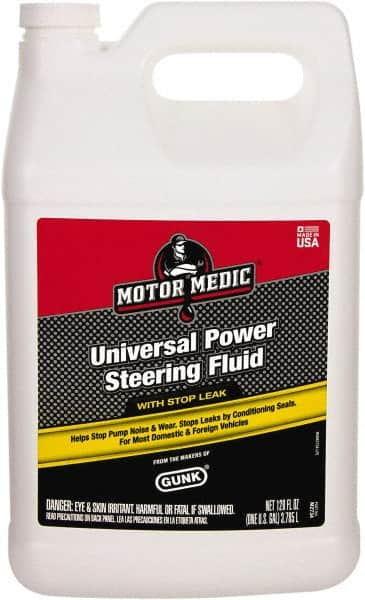 Motor Medic - 1 Gal Power Steering Fluid - Nonfoaming - Americas Industrial Supply