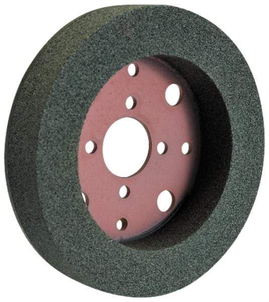 Norton - 6" Diam, 4" Hole Size, 1-1/4" Overall Thickness, 60 Grit, Type 2 Tool & Cutter Grinding Wheel - Medium Grade, Silicon Carbide, I Hardness, Vitrified Bond, 3,600 RPM - Americas Industrial Supply