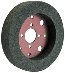 Norton - 6" Diam, 4" Hole Size, 1-1/4" Overall Thickness, 60 Grit, Type 2 Tool & Cutter Grinding Wheel - Medium Grade, Silicon Carbide, I Hardness, Vitrified Bond, 3,600 RPM - Americas Industrial Supply